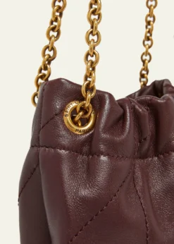Saint LaurentJamie Mini YSL Quilted Leather Pochon Shoulder Bag