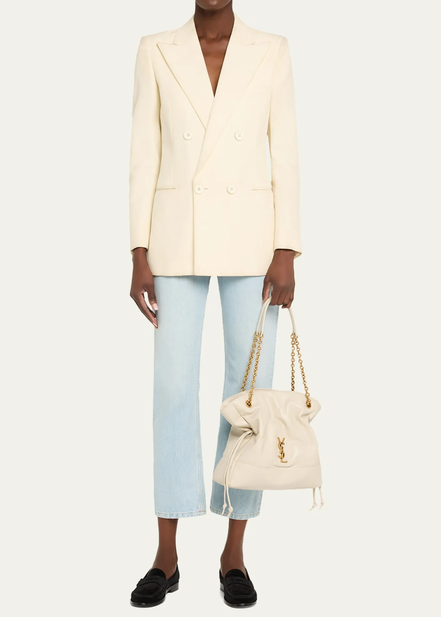 Saint LaurentJamie 4.3 Small YSL Tote Bag in Quilted Leather