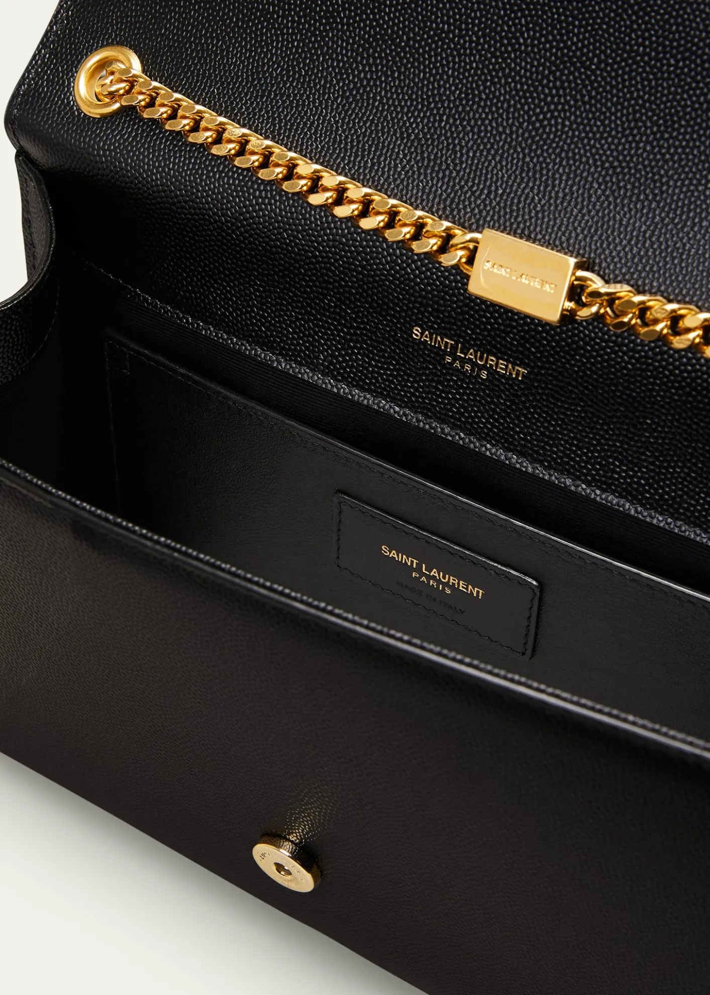 Saint LaurentKate Medium Tassel YSL Wallet on Chain in Grained Leather