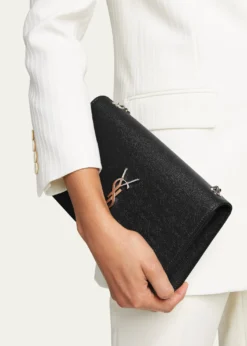 Saint LaurentKate Medium YSL Crossbody Bag in Grained Leather