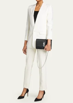Saint LaurentKate Medium YSL Crossbody Bag in Grained Leather