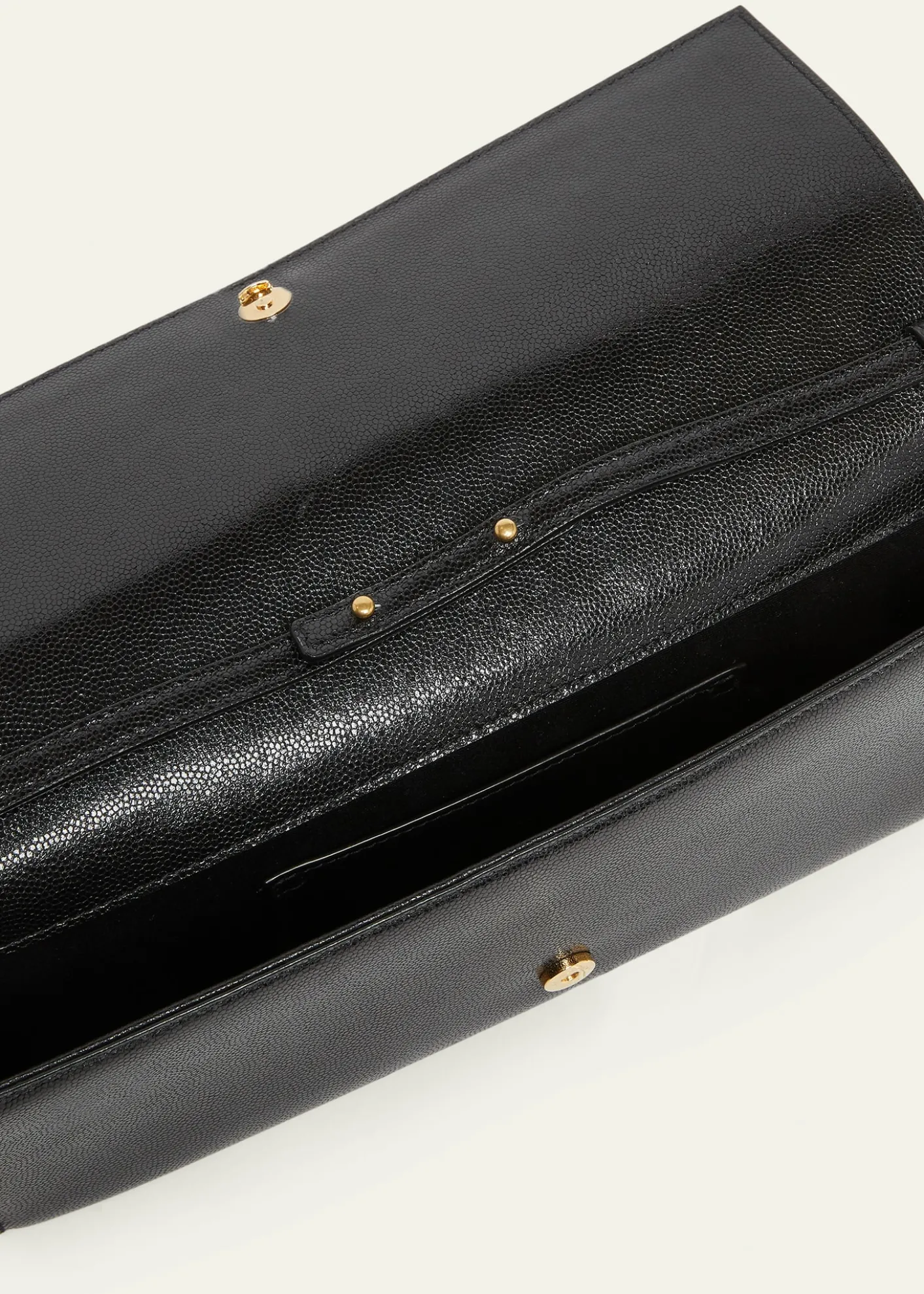 Saint LaurentKate YSL Pebbled Leather Clutch Bag