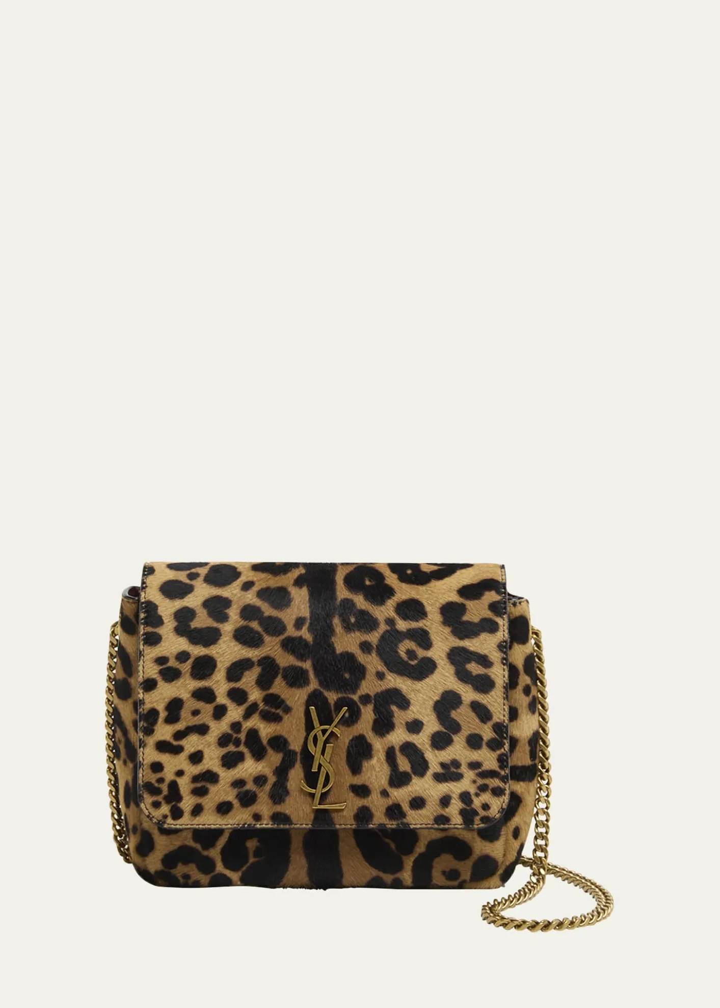 Saint LaurentKate YSL Shoulder Bag in Leopard-Print Calf Hair
