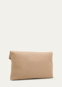 Saint LaurentLarge YSL Envelope Pouch Clutch Bag in Leather