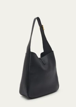 Saint LaurentLe 5 A 7 Large Shoulder Bucket Bag in Smooth Leather