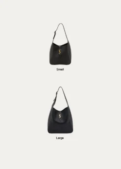 Saint LaurentLe 5 A 7 Large Shoulder Bucket Bag in Smooth Leather