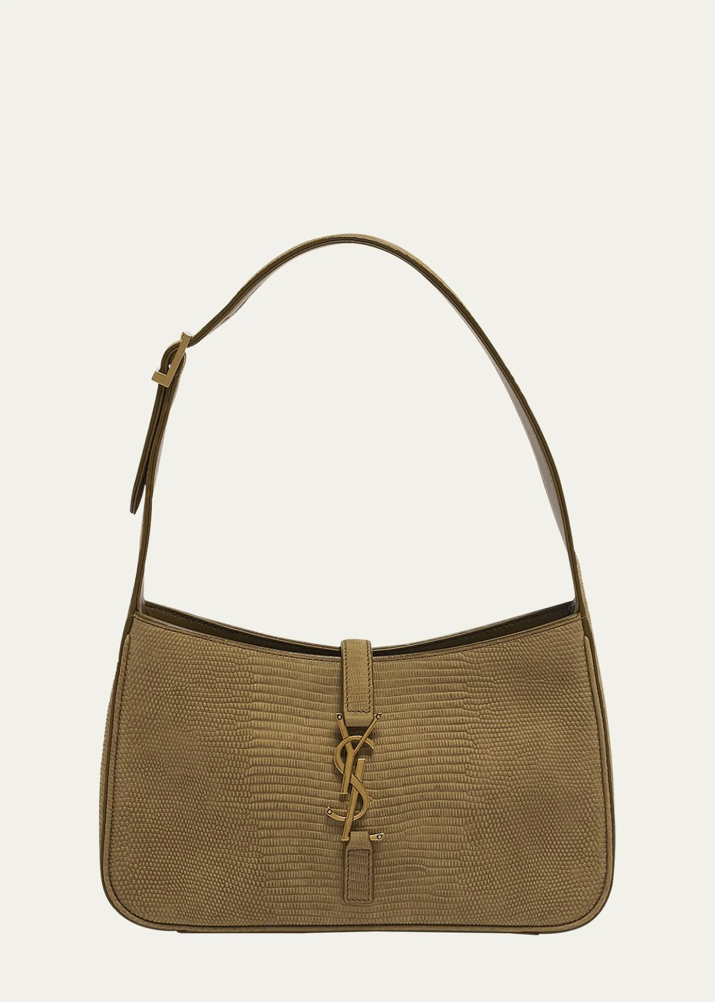 Saint LaurentLe 5 A 7 Shoulder Bag in Lizard-Effect Leather