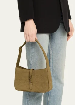 Saint LaurentLe 5 A 7 Shoulder Bag in Lizard-Effect Leather