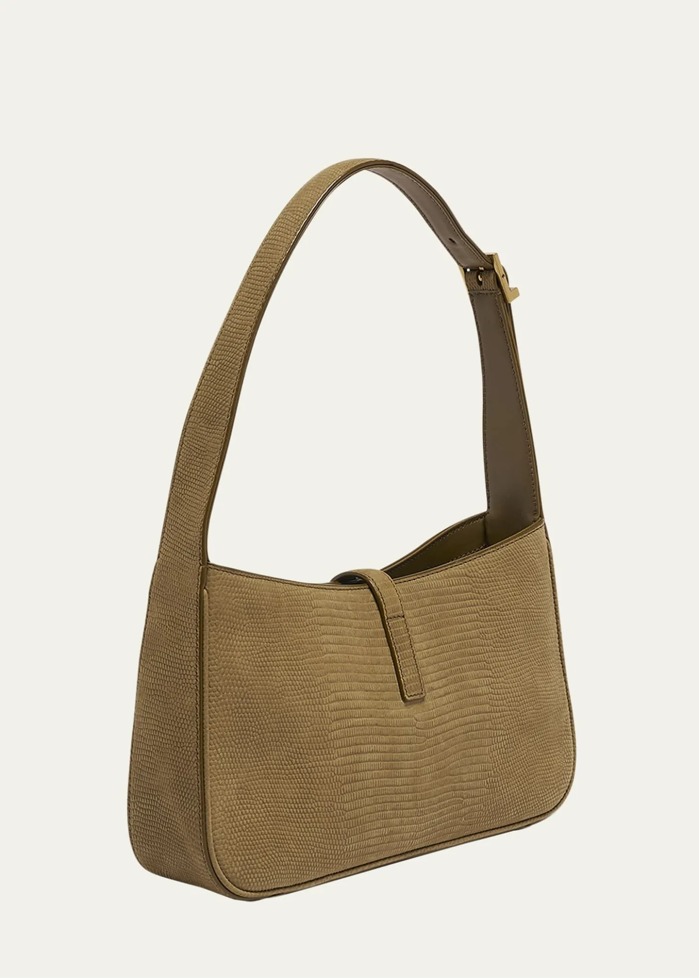 Saint LaurentLe 5 A 7 Shoulder Bag in Lizard-Effect Leather