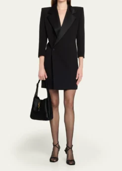 Saint LaurentLe 5 A 7 Small Shoulder Bag in Trimmed Calf Hair