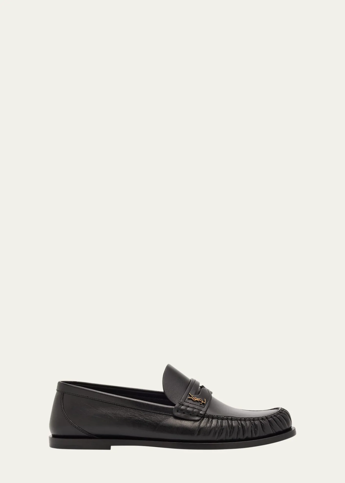 Saint LaurentLeather YSL Classic Penny Loafers