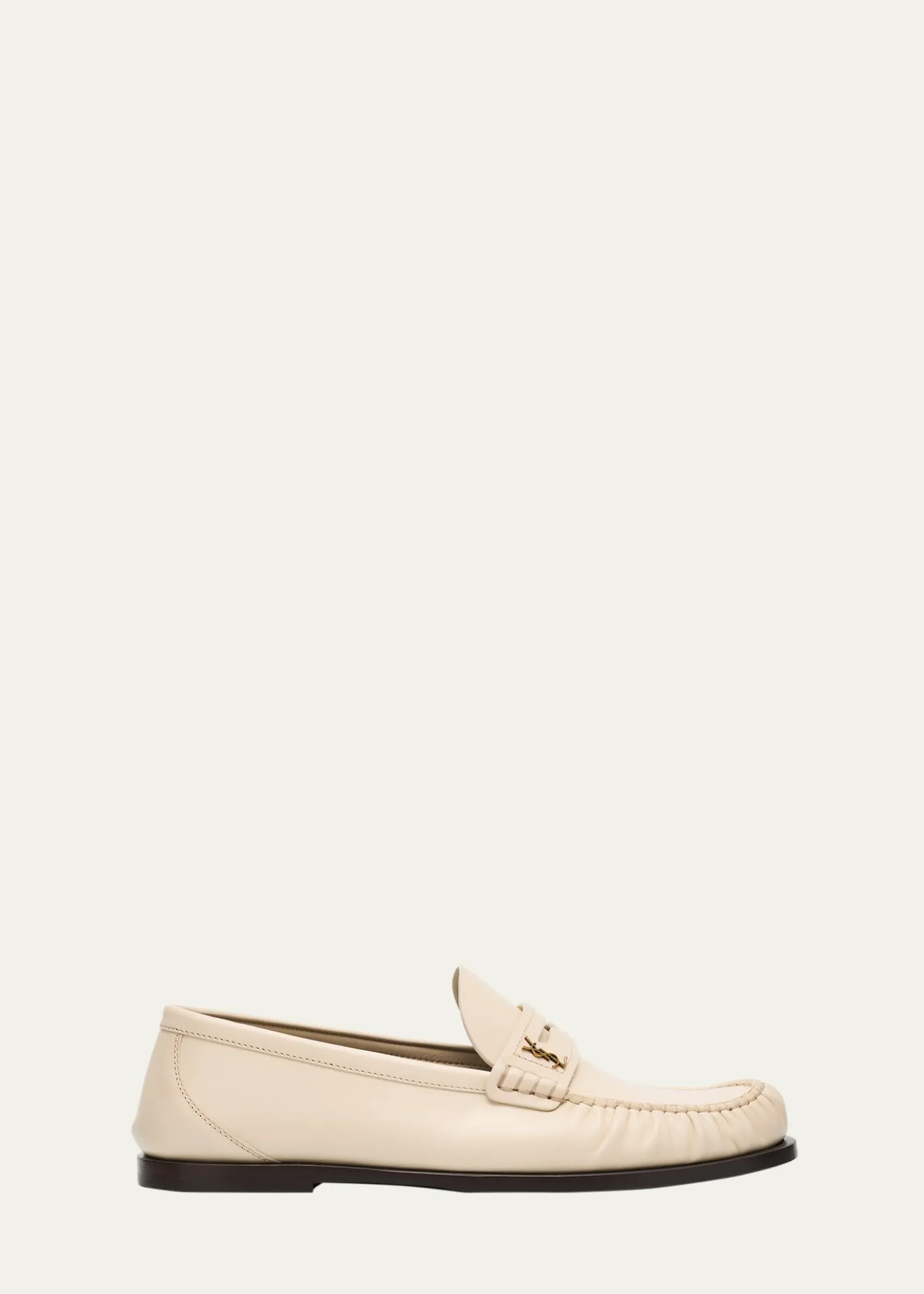 Saint LaurentLeather YSL Classic Penny Loafers