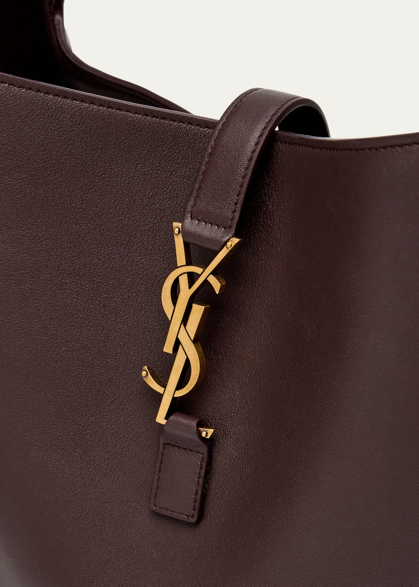 Saint LaurentLe 5 À 7 Bea YSL Tote Bag in Calfskin Leather