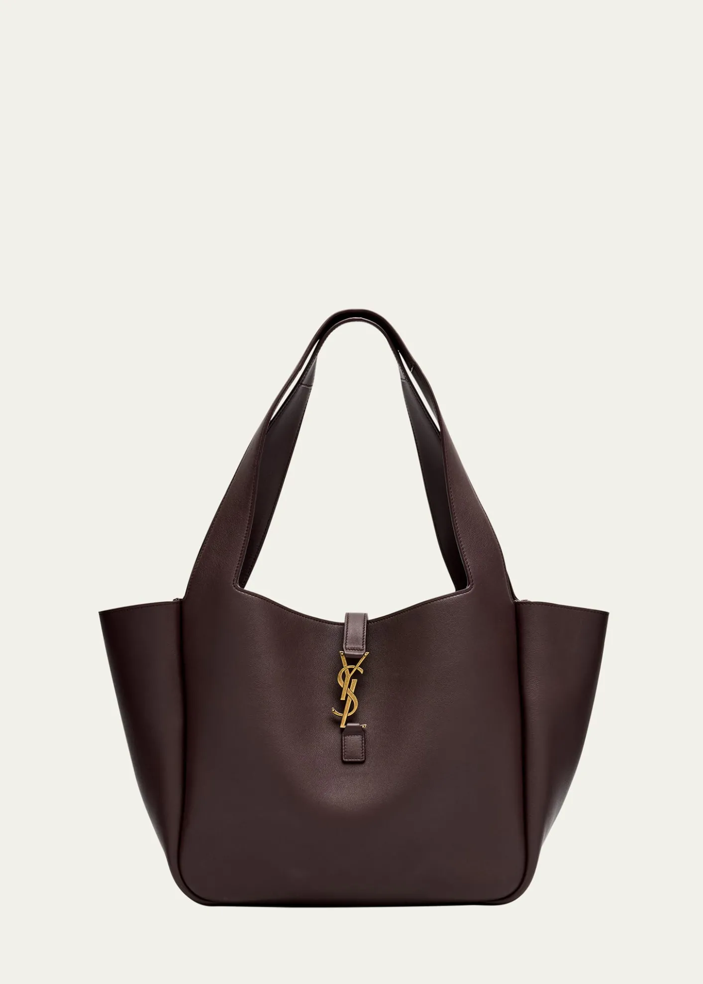 Saint LaurentLe 5 À 7 Bea YSL Tote Bag in Calfskin Leather