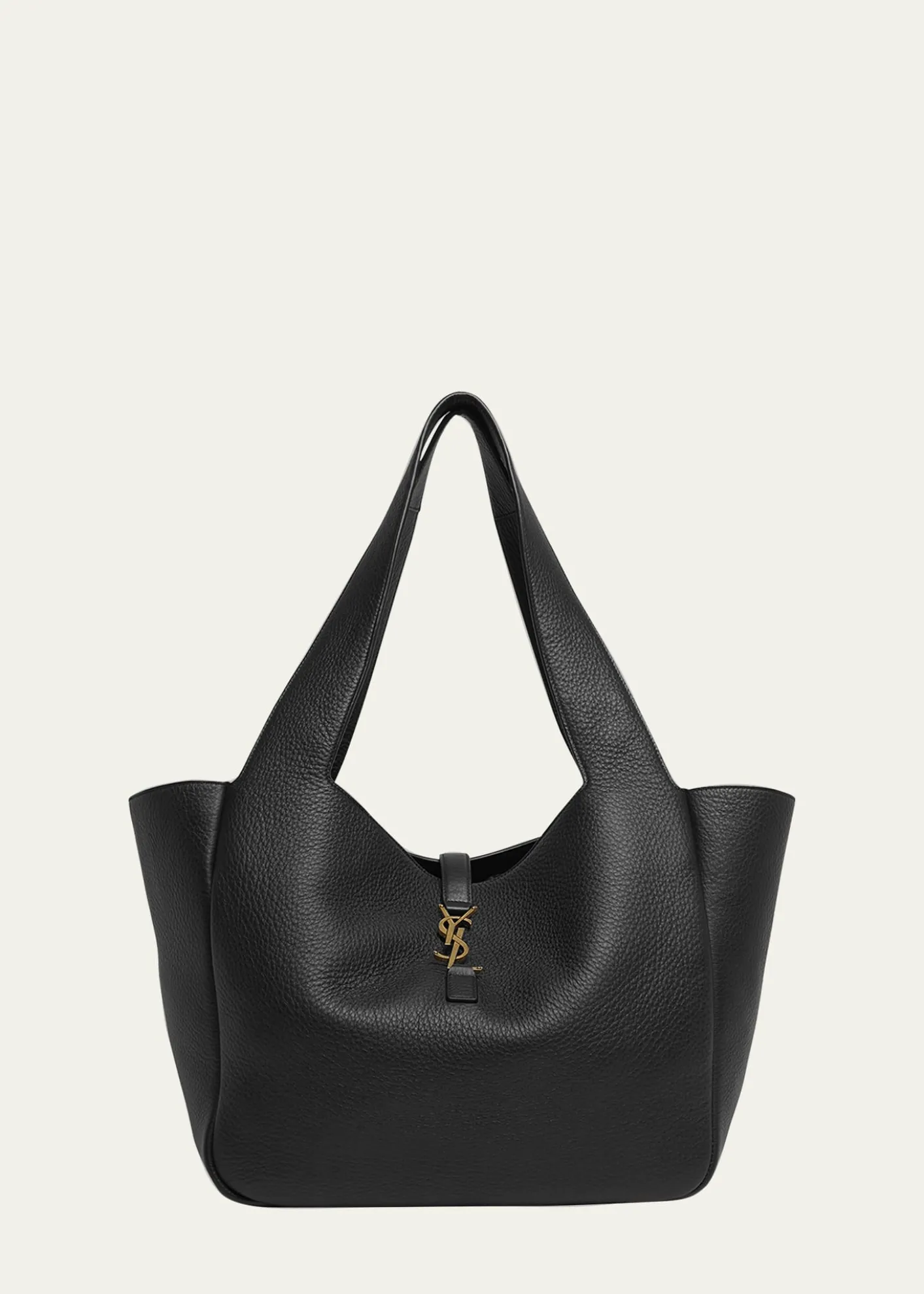 Saint LaurentLe 5 À 7 Bea YSL Tote Bag in Deer Leather