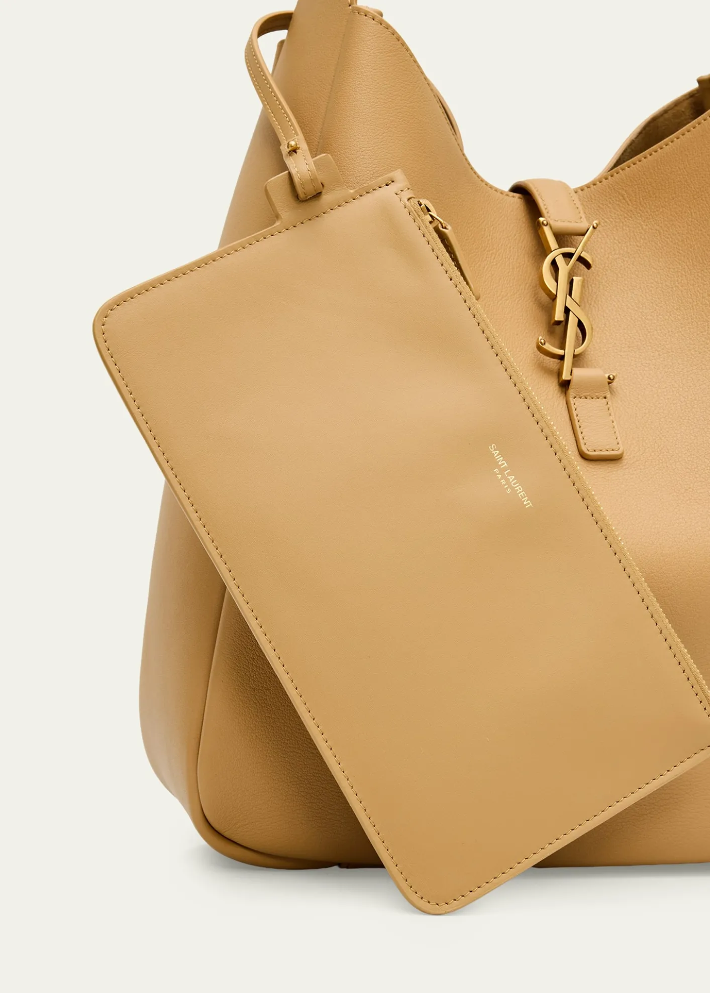 Saint LaurentLe 5 À 7 Large YSL Shoulder Bag in Grain Leather
