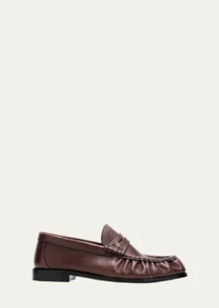 Saint LaurentLe Leather YSL Penny Loafers