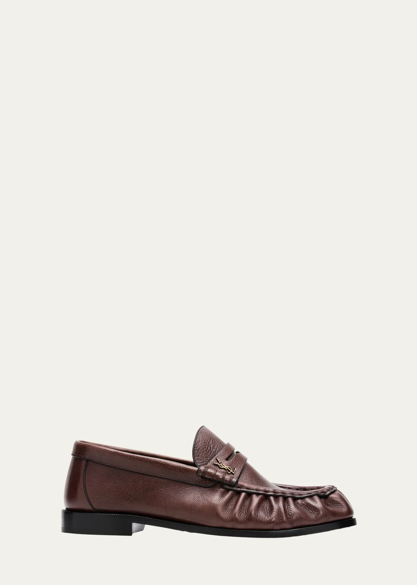 Saint LaurentLe Leather YSL Penny Loafers