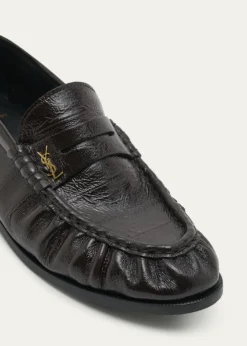 Saint LaurentLe Leather YSL Penny Loafers
