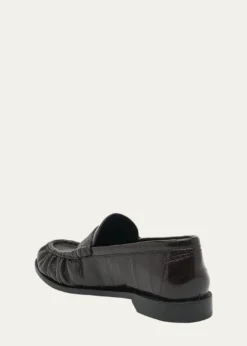 Saint LaurentLe Leather YSL Penny Loafers