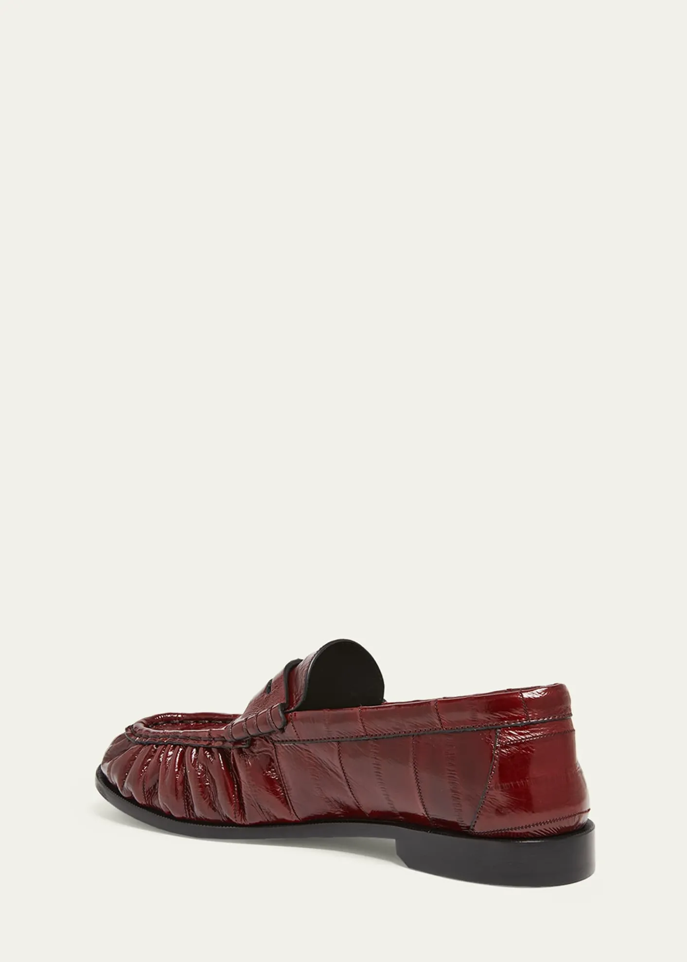 Saint LaurentLe Loafer Eel Leather Penny Loafers