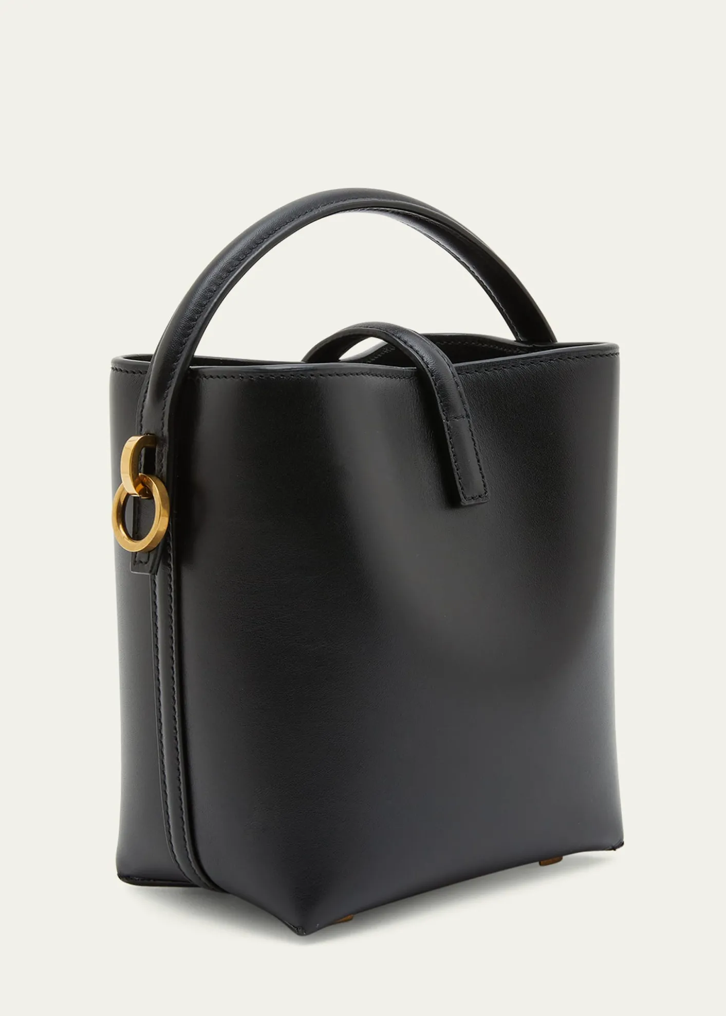 Saint LaurentLe 37 Mini YSL Bucket Bag in Smooth Leather