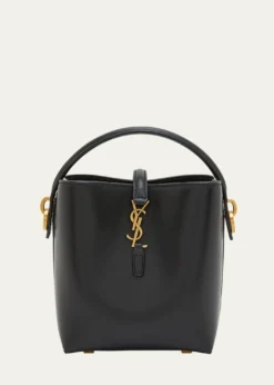 Saint LaurentLe 37 Mini YSL Bucket Bag in Smooth Leather