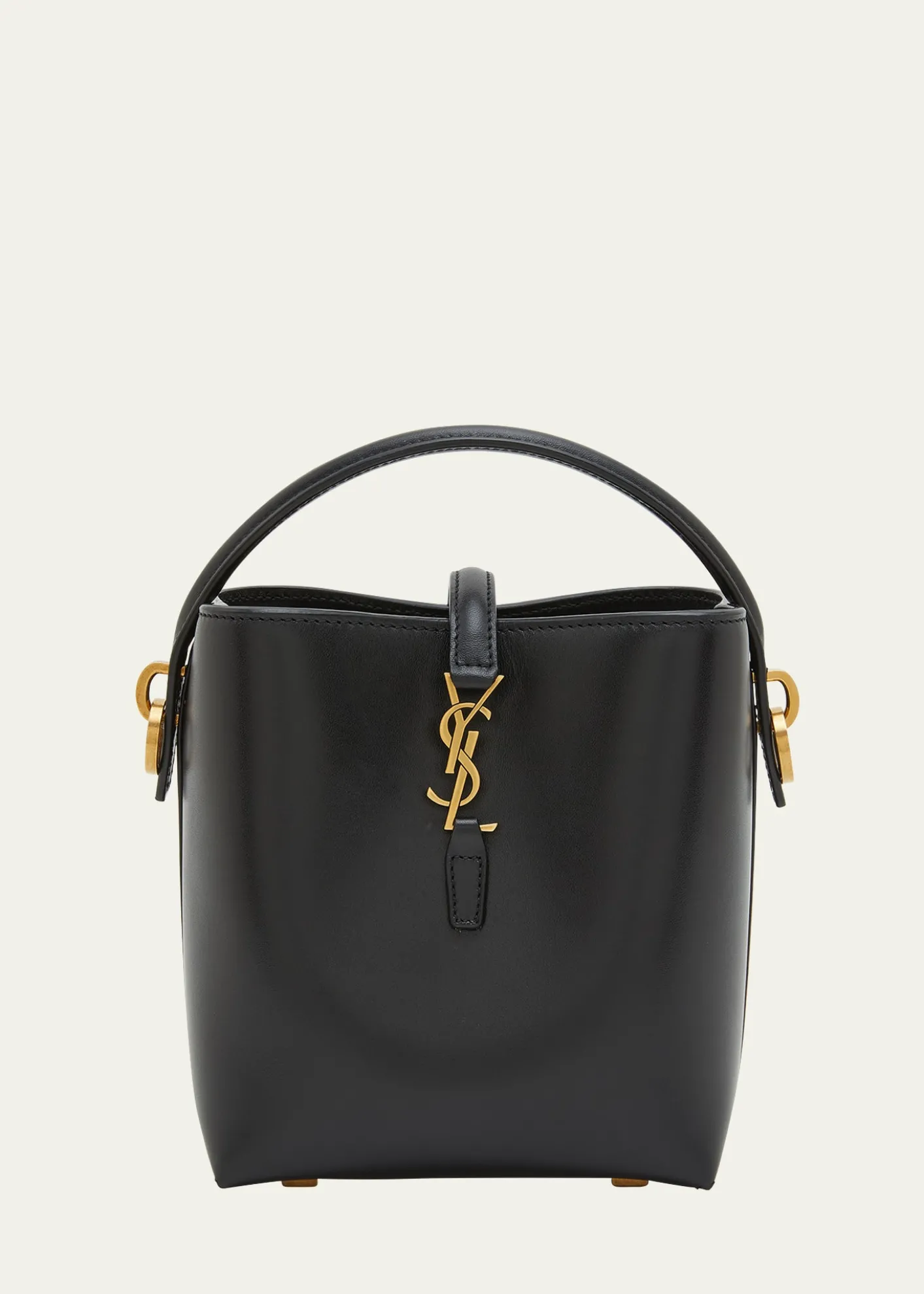Saint LaurentLe 37 Mini YSL Bucket Bag in Smooth Leather