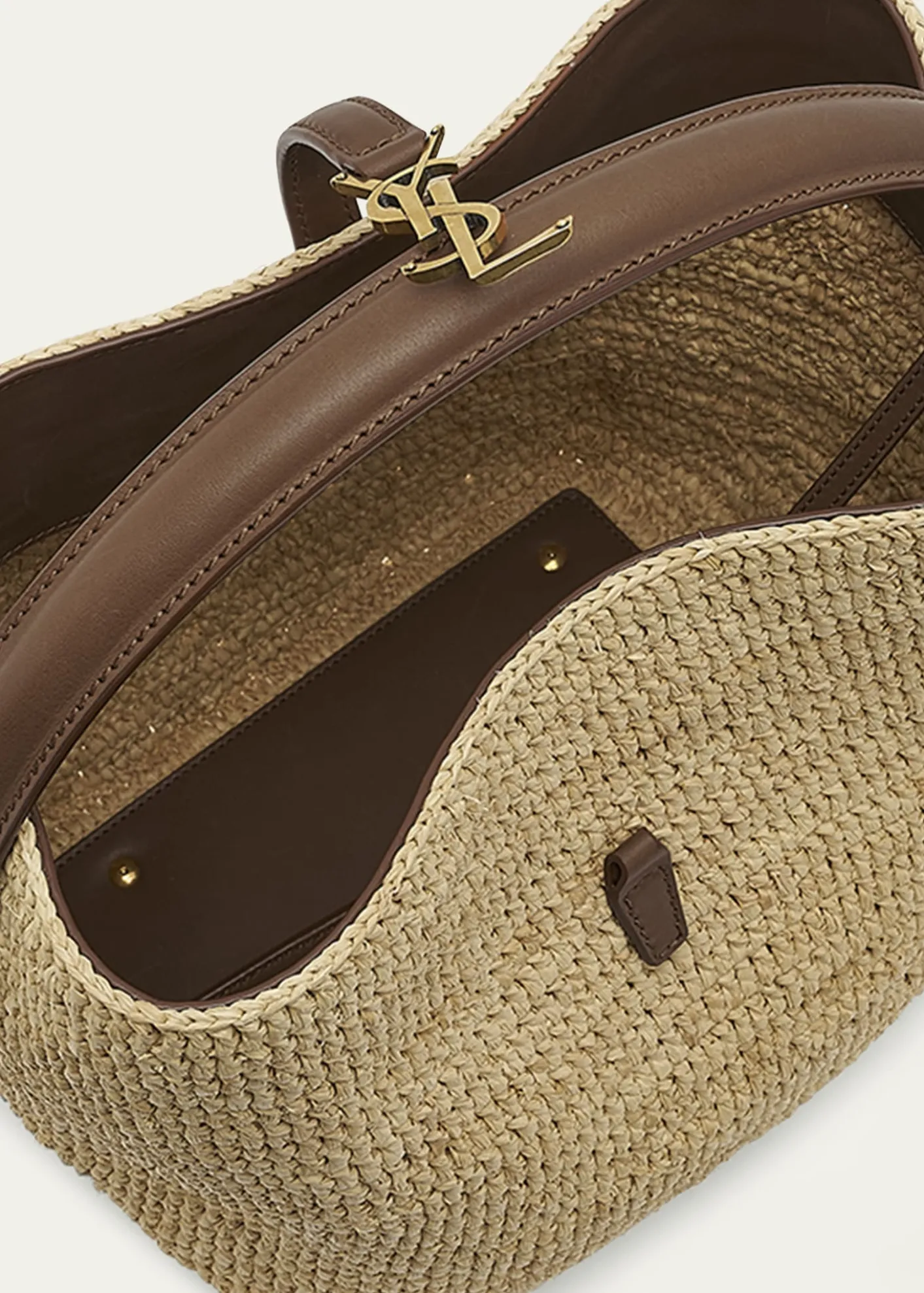 Saint LaurentLe 37 Raffia Bucket Bag