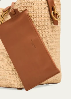 Saint LaurentLe 37 Raffia Bucket Bag