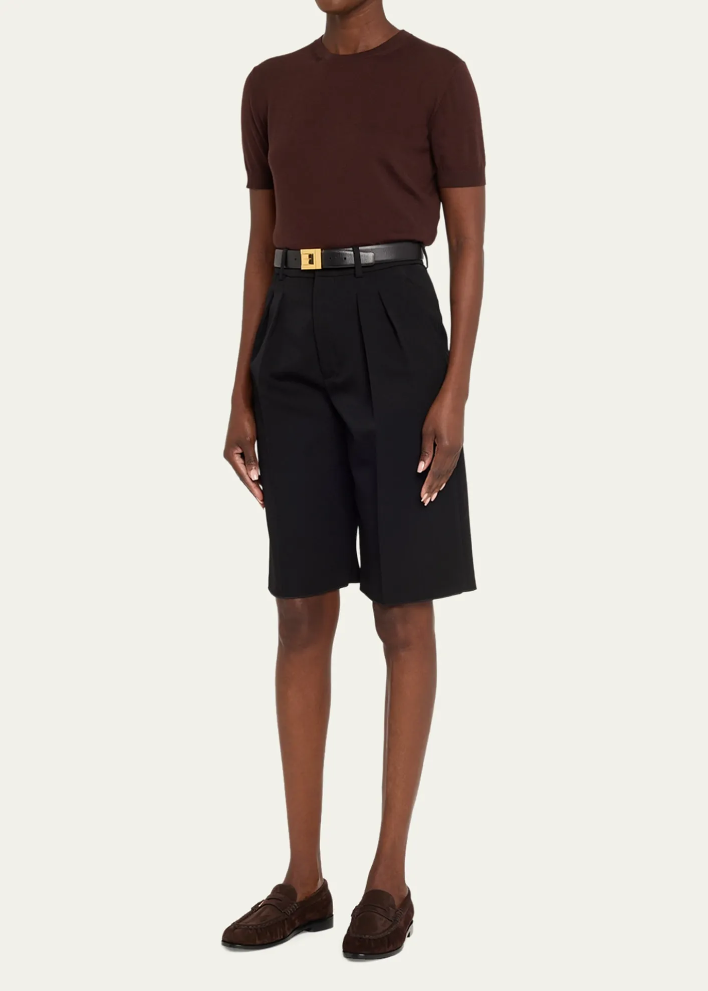 Saint LaurentLe Suede YSL Penny Loafers
