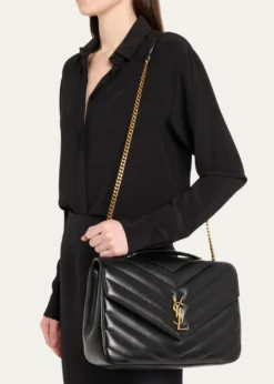 Saint LaurentLoulou Large YSL Chain Shoulder Bag in Quilted Leather