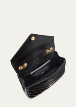 Saint LaurentLoulou Medium YSL Chain Shoulder Bag in Quilted Leather