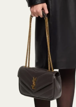 Saint LaurentLoulou Small YSL Shoulder Bag in Quilted Leather