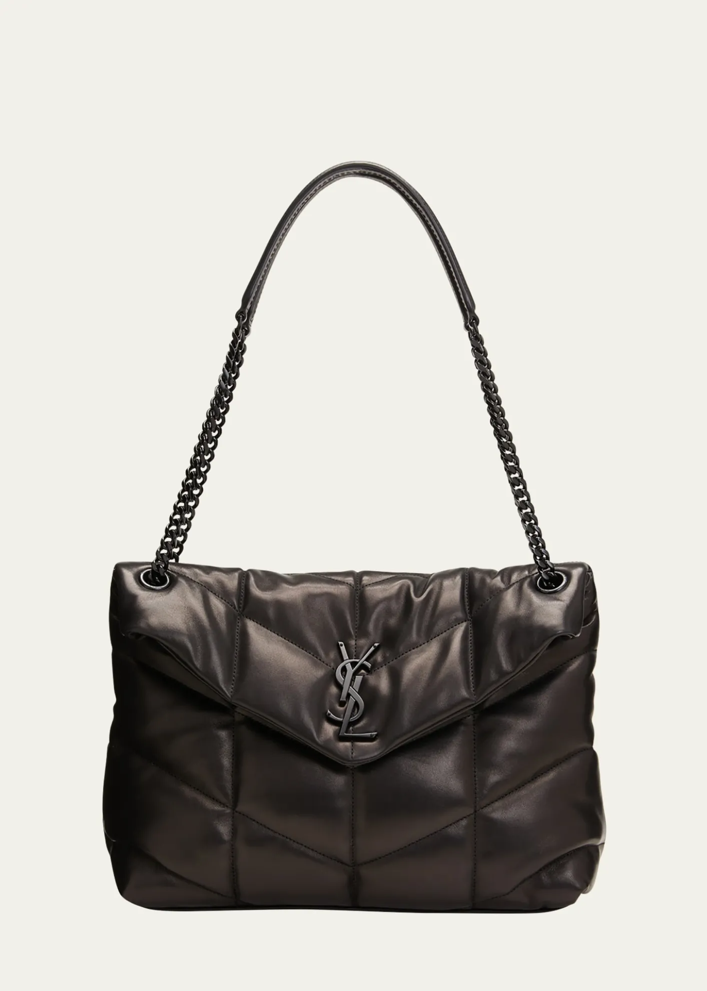 Saint LaurentLou Puffer Medium YSL Shoulder Bag in Quilted Leather
