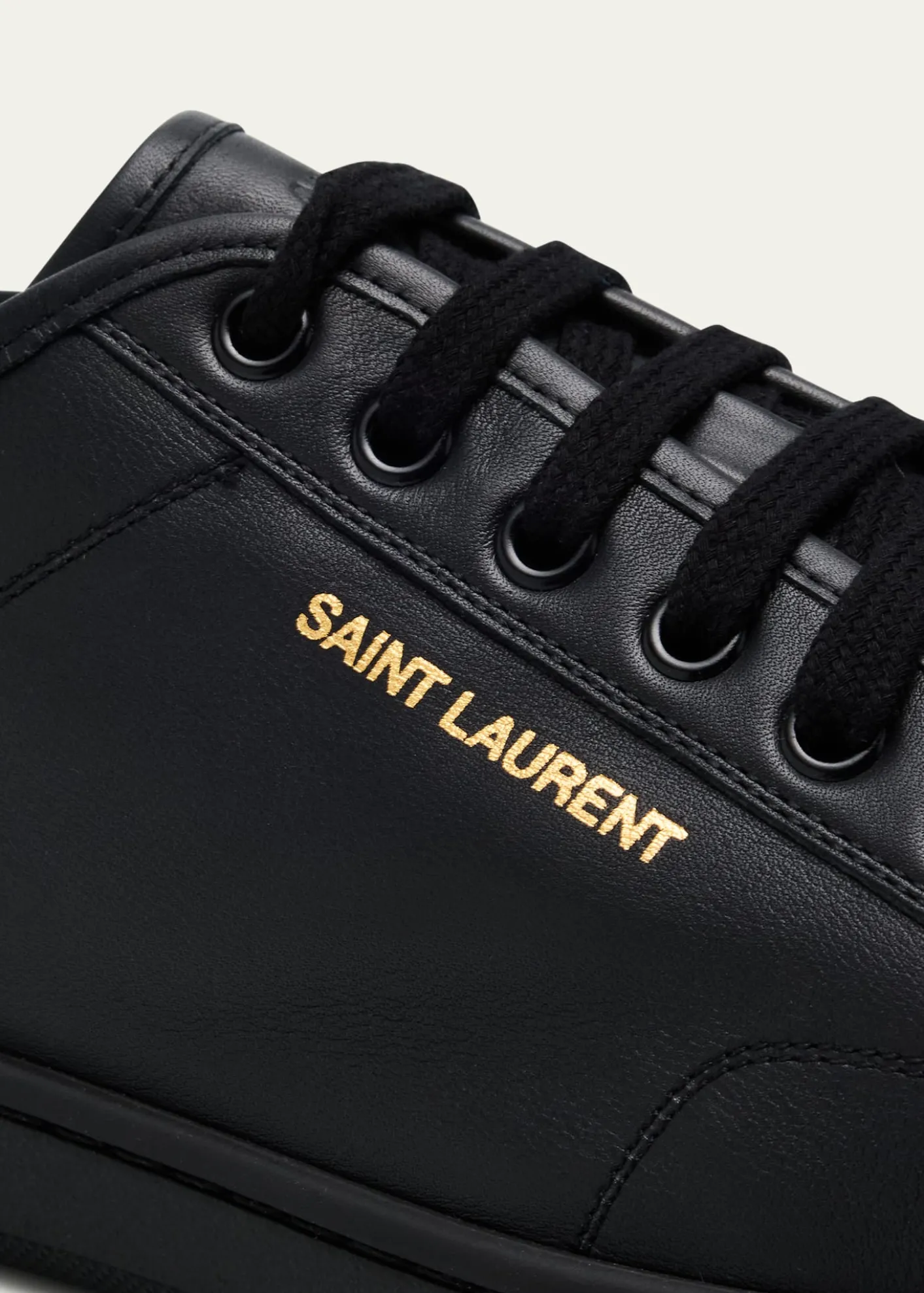 Saint LaurentMen's Gym Leather Low-Top Sneakers
