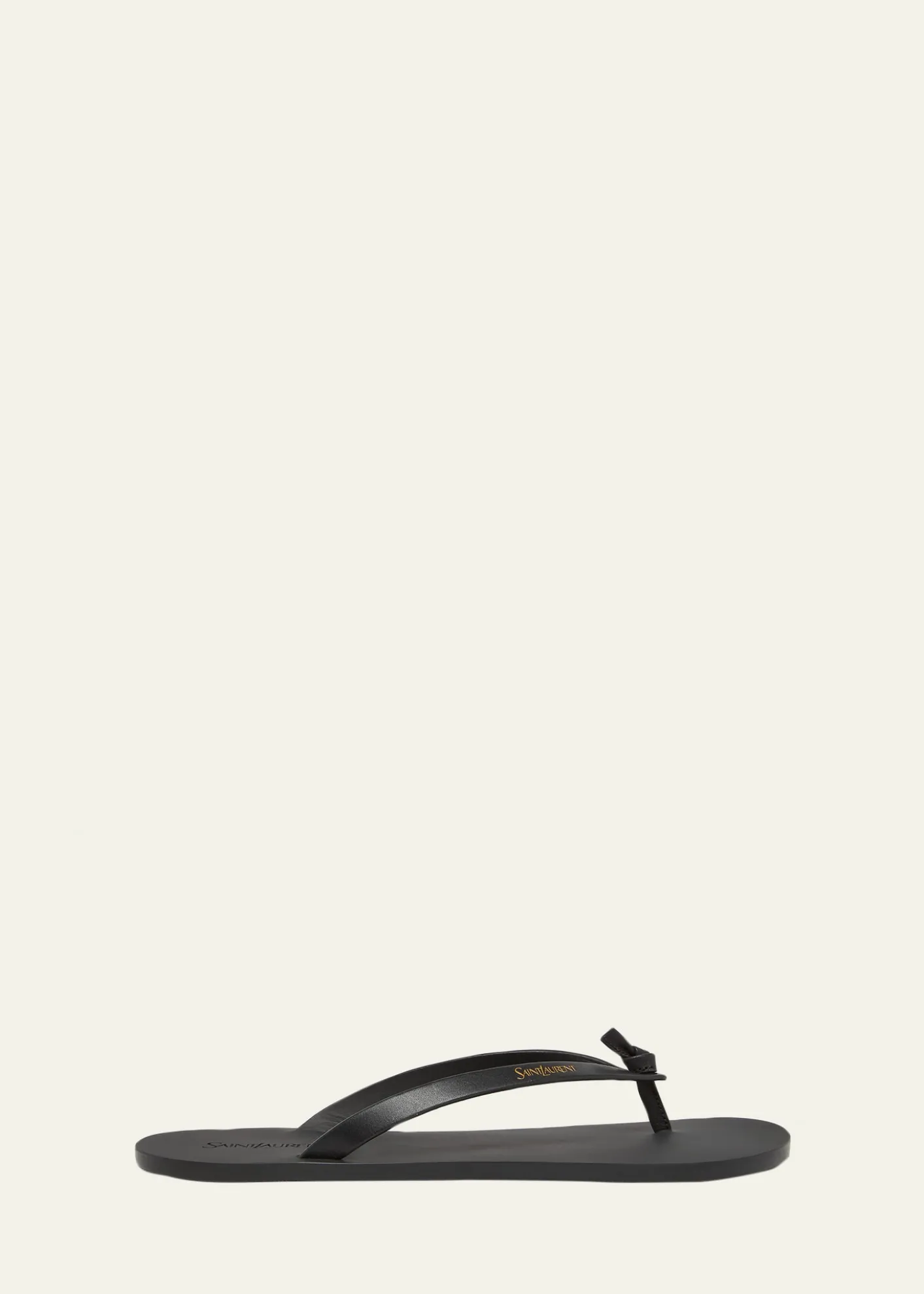 Saint LaurentMen's Leather Thong Sandals