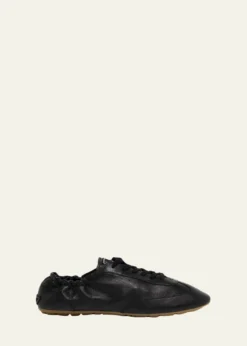 Saint LaurentMen's Lewis Grained Leather Sneakers