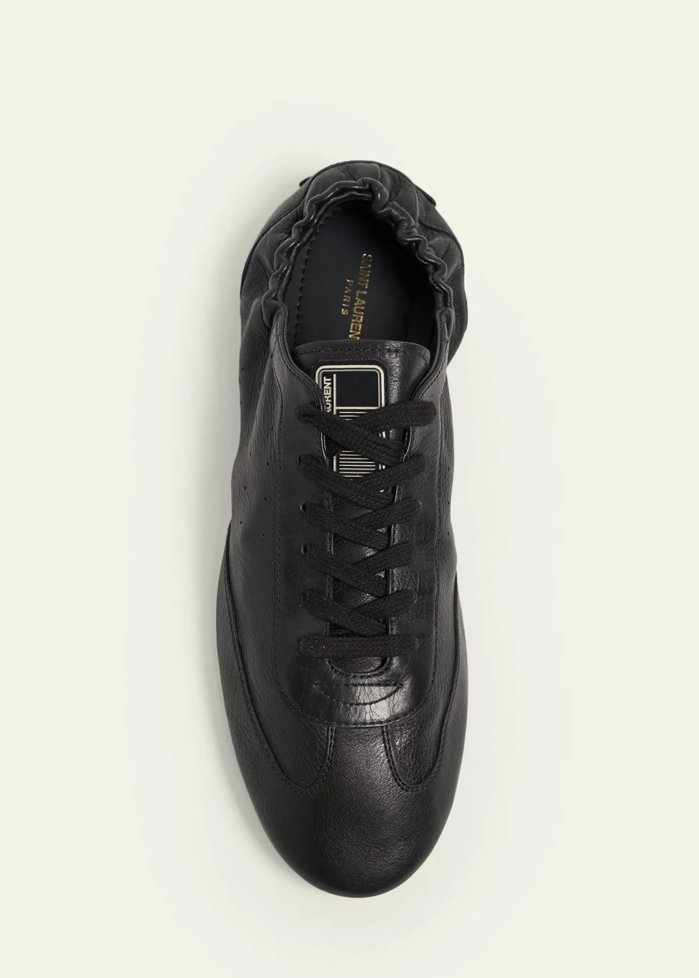 Saint LaurentMen's Lewis Grained Leather Sneakers