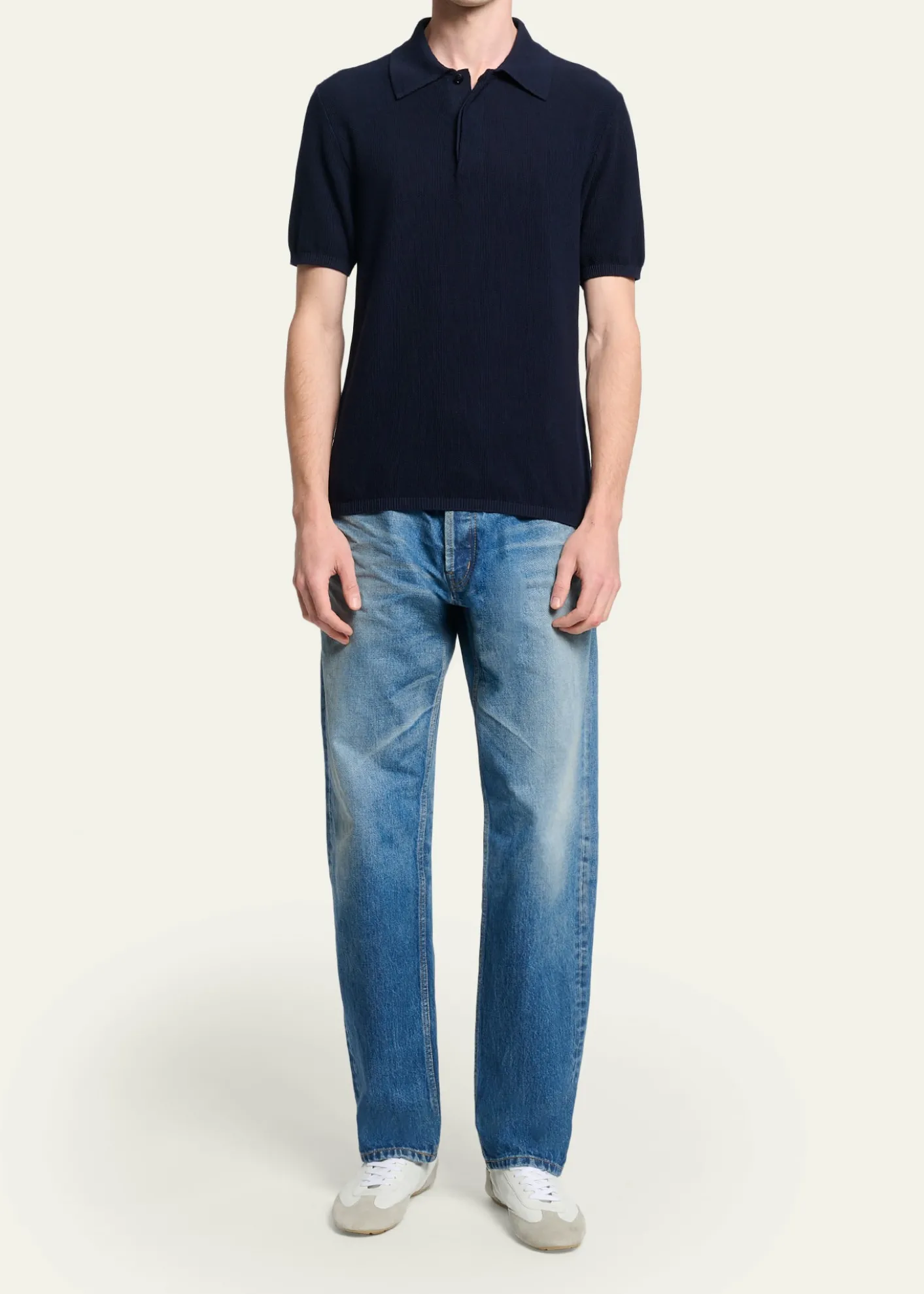 Saint LaurentMen's Lewis Leather & Suede Sneakers
