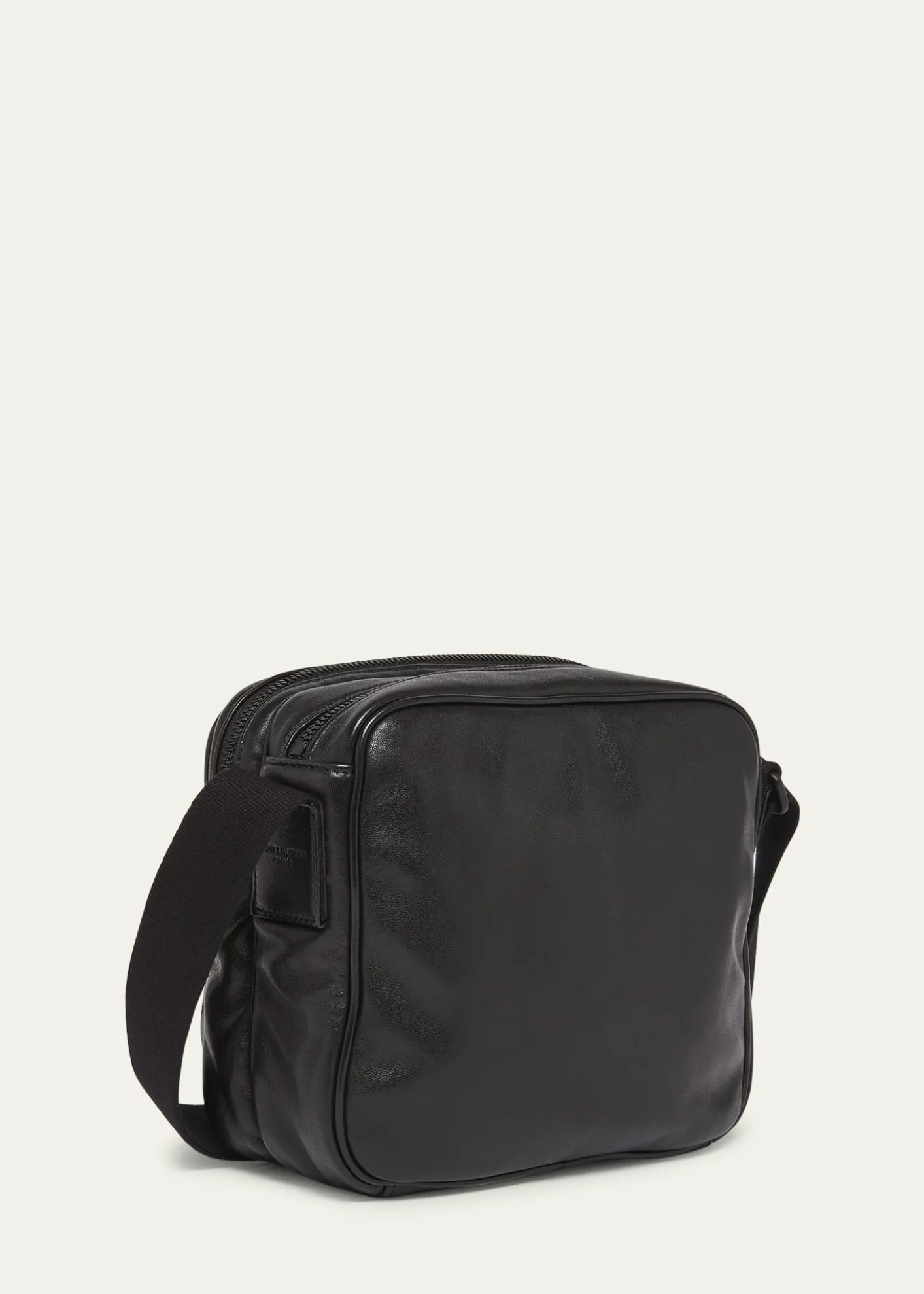 Saint LaurentMen's Niki YSL Cube Camera Bag in Leather
