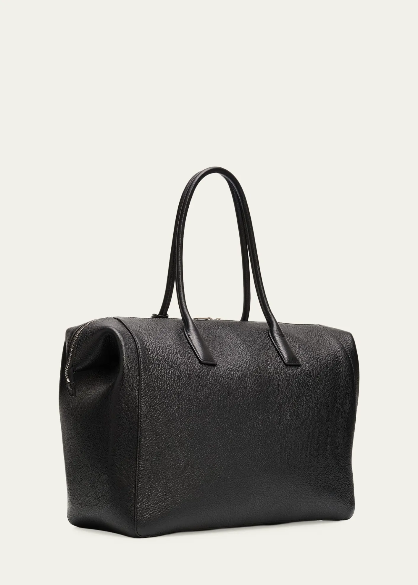 Saint LaurentMen's North/South Doctor Bag in Grainy Leather