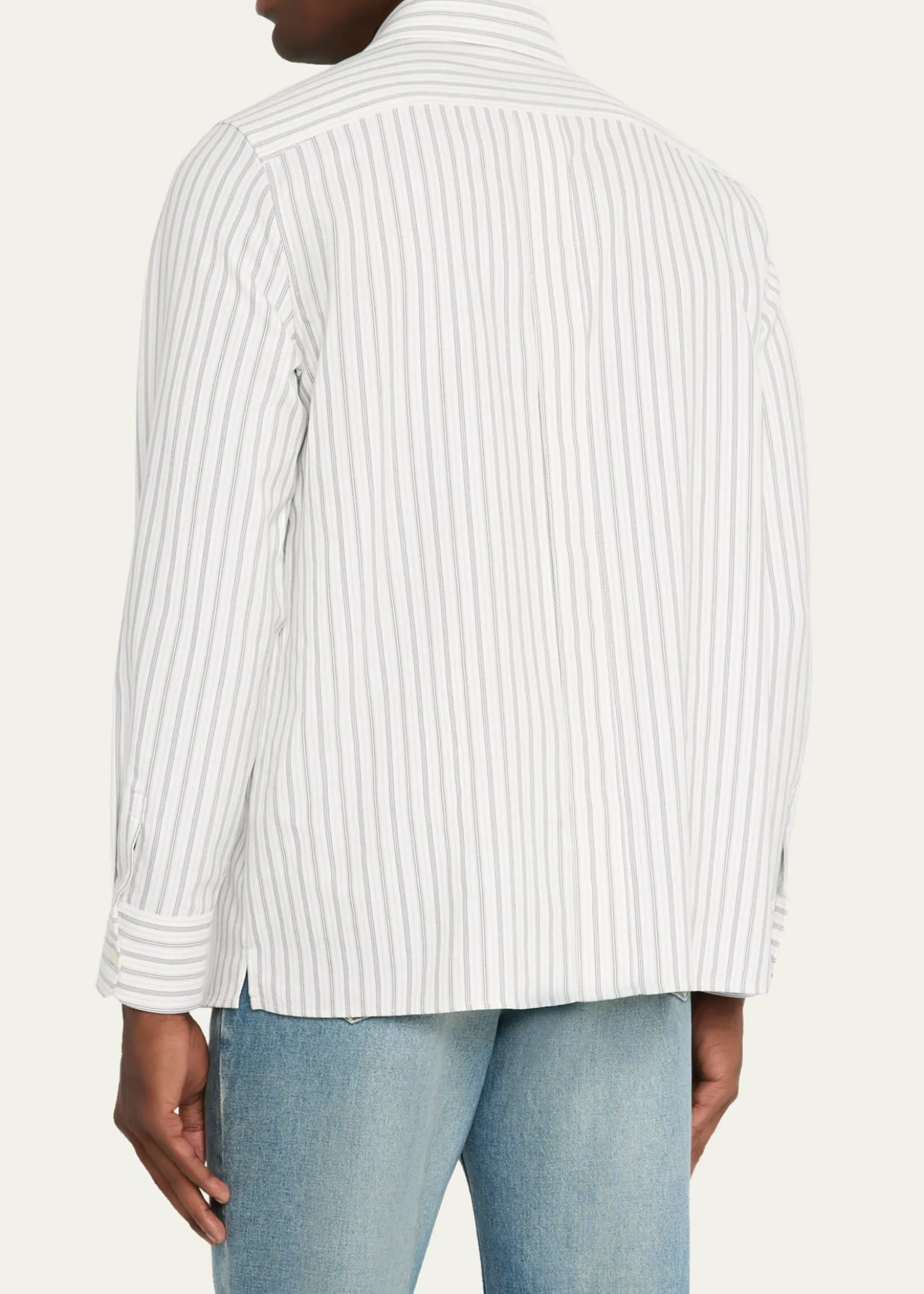 Saint LaurentMen's Striped Sport Shirt