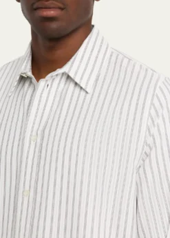 Saint LaurentMen's Striped Sport Shirt