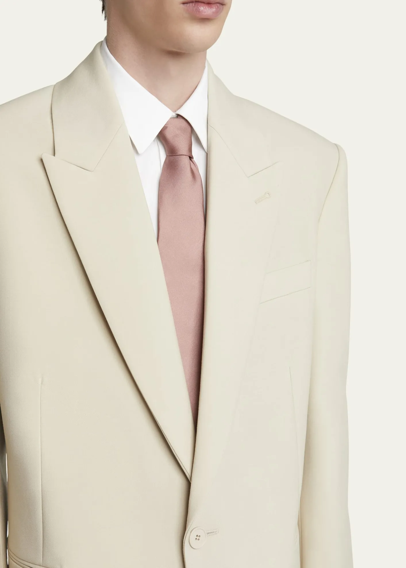 Saint LaurentMen's Wool-Silk Relaxed Sport Coat