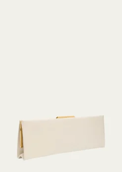 Saint LaurentMidnight Large Pochette Clutch Bag in Leather