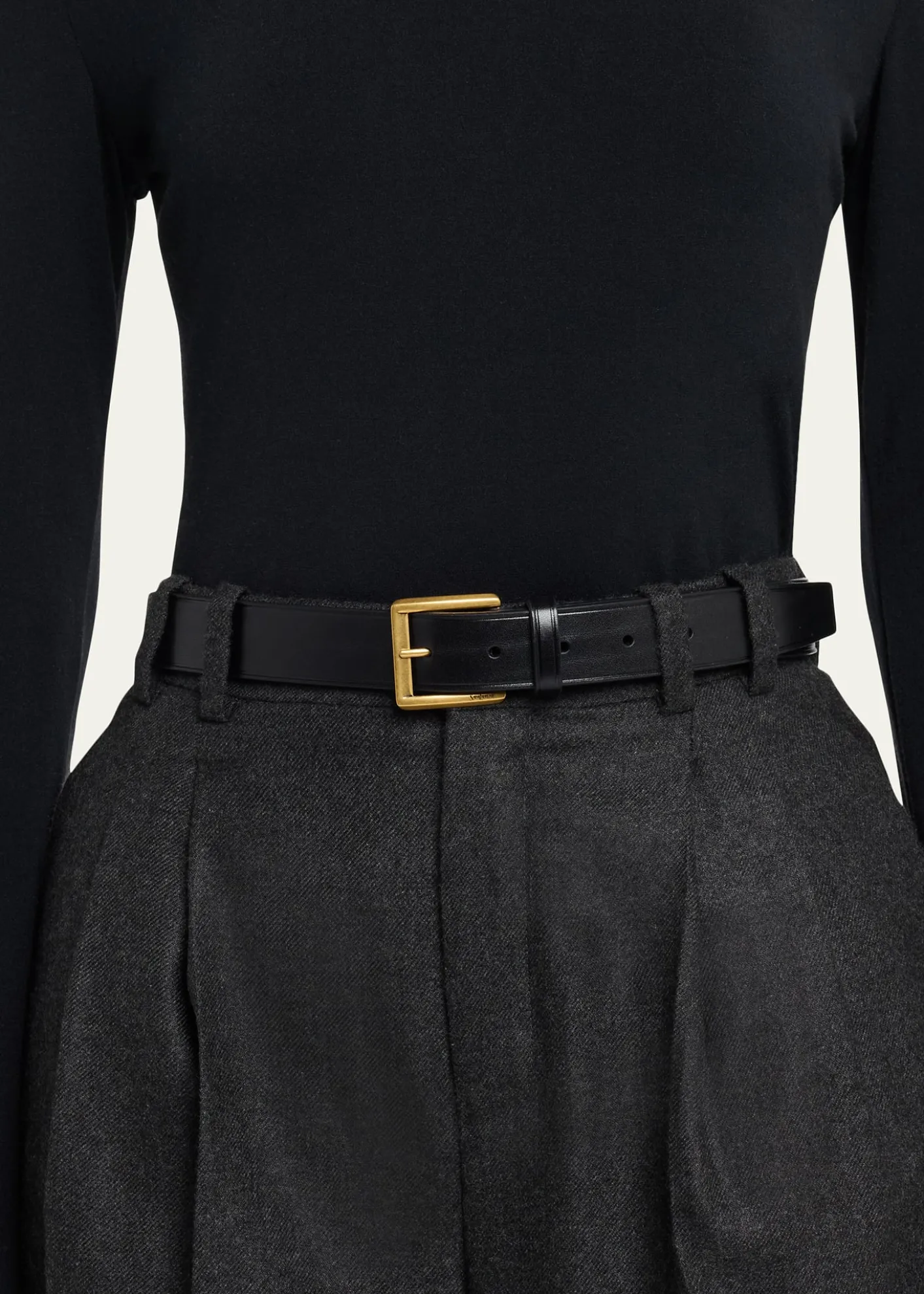Saint LaurentMinimal Leather Belt