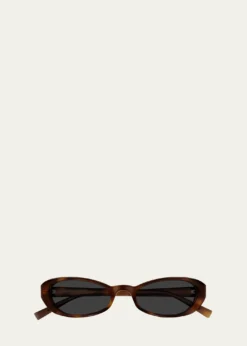 Saint Laurent51mm Acetate Oval Sunglasses