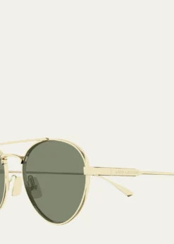 Saint Laurent51mm Metal Aviator Sunglasses