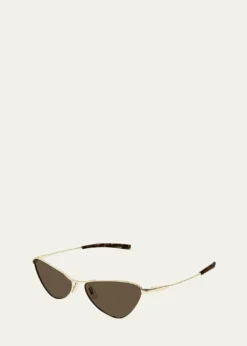 Saint Laurent56mm Titanium Cat-Eye Sunglasses